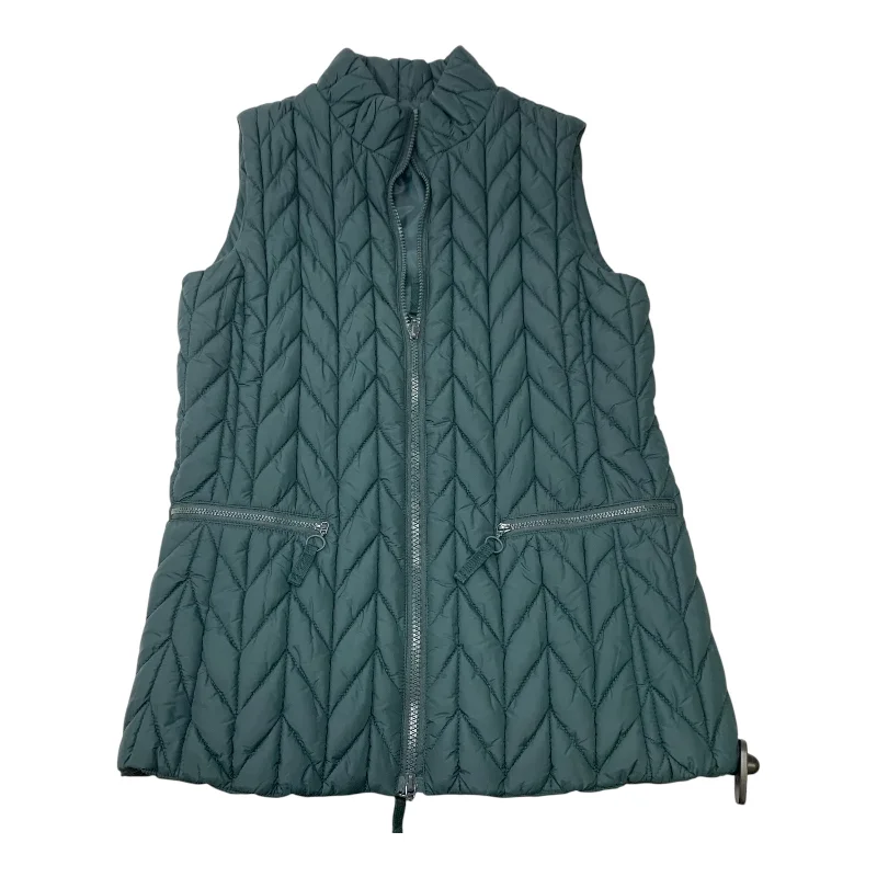 Vest Puffer & Quilted By Coldwater Creek In Teal, Size: Xs