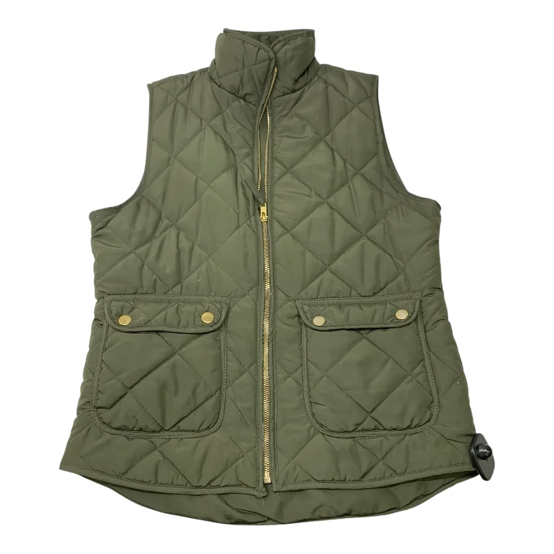 Vest Puffer & Quilted By Quinn In Green, Size: S