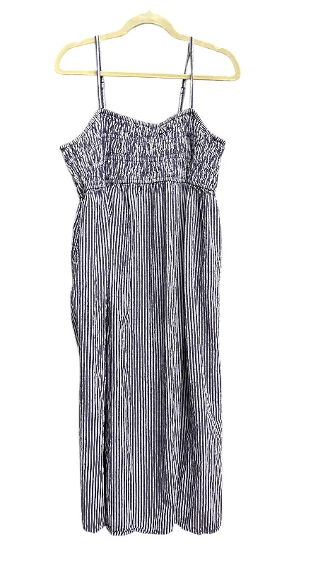 Dress Casual Maxi By A New Day In Striped Pattern, Size: Xl