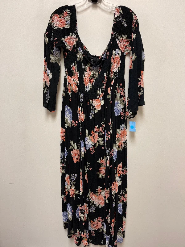 Dress Casual Maxi By Torrid In Floral Print, Size: 1x