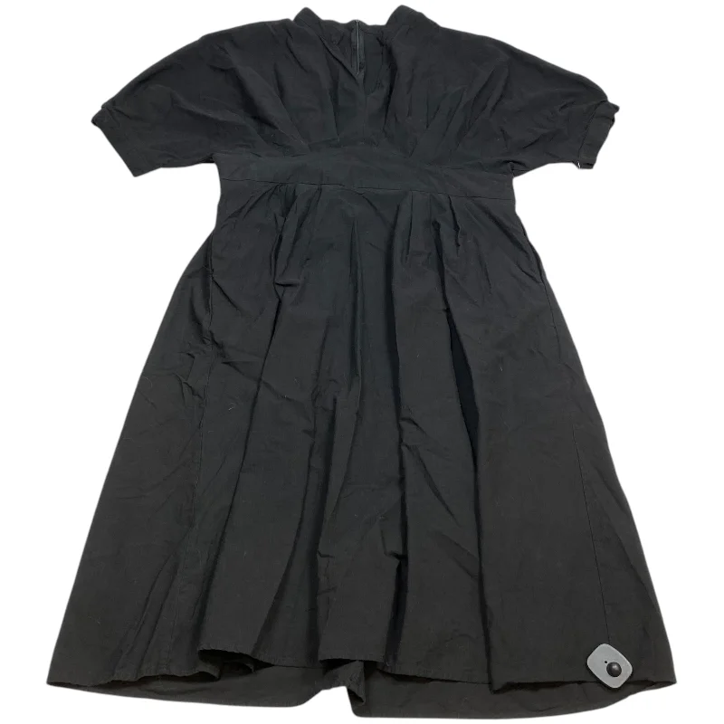 Dress Casual Midi By Cider In Black, Size: 1x